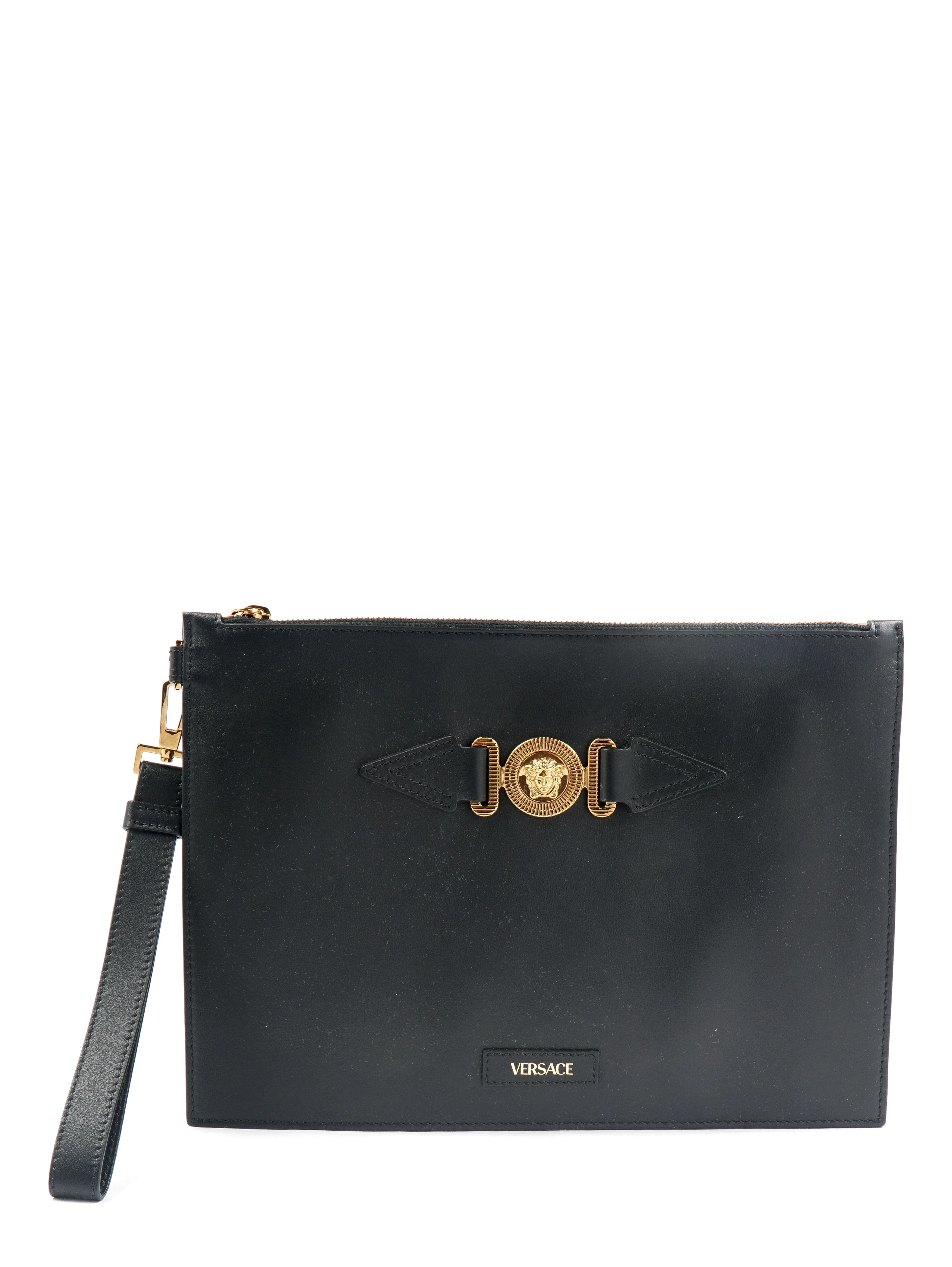 Biggie leather pouch bag