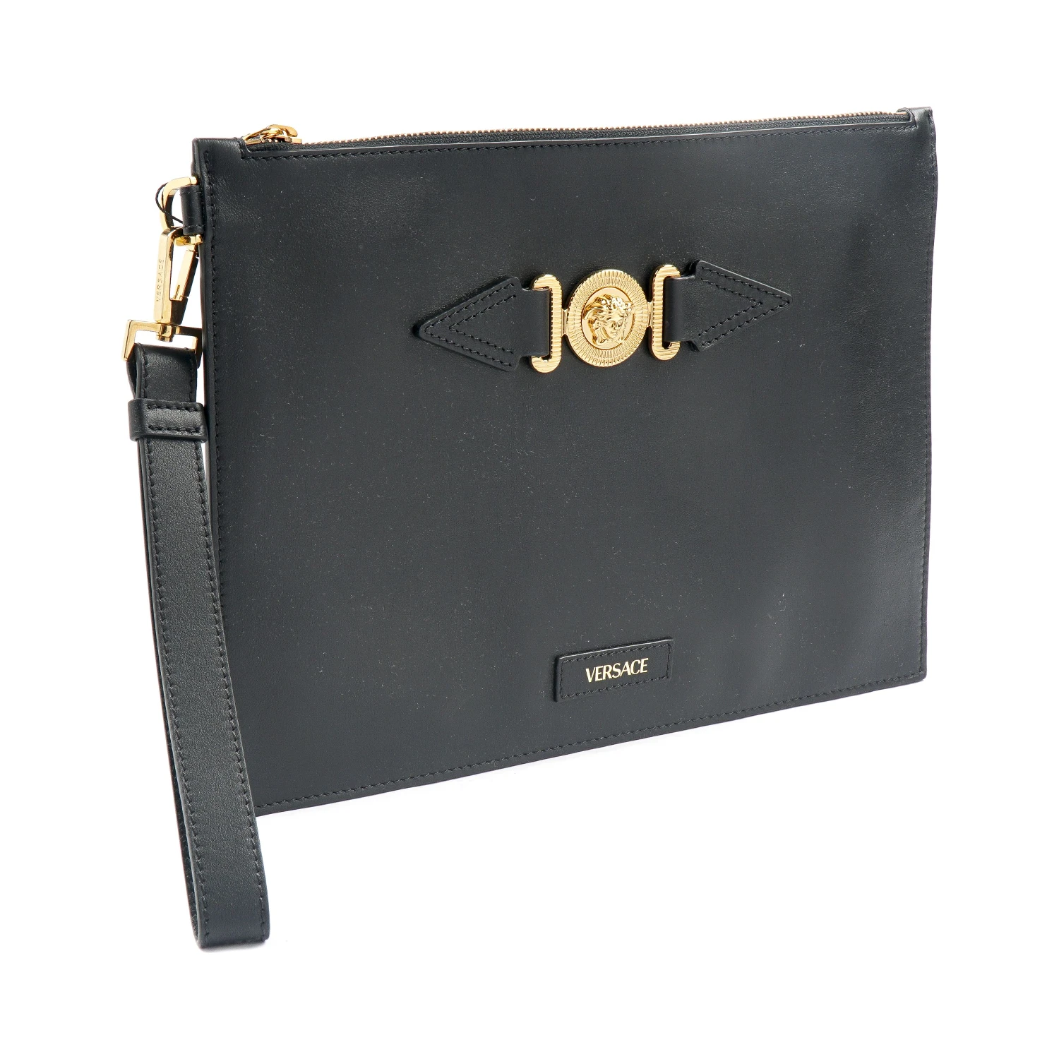 Biggie leather pouch bag