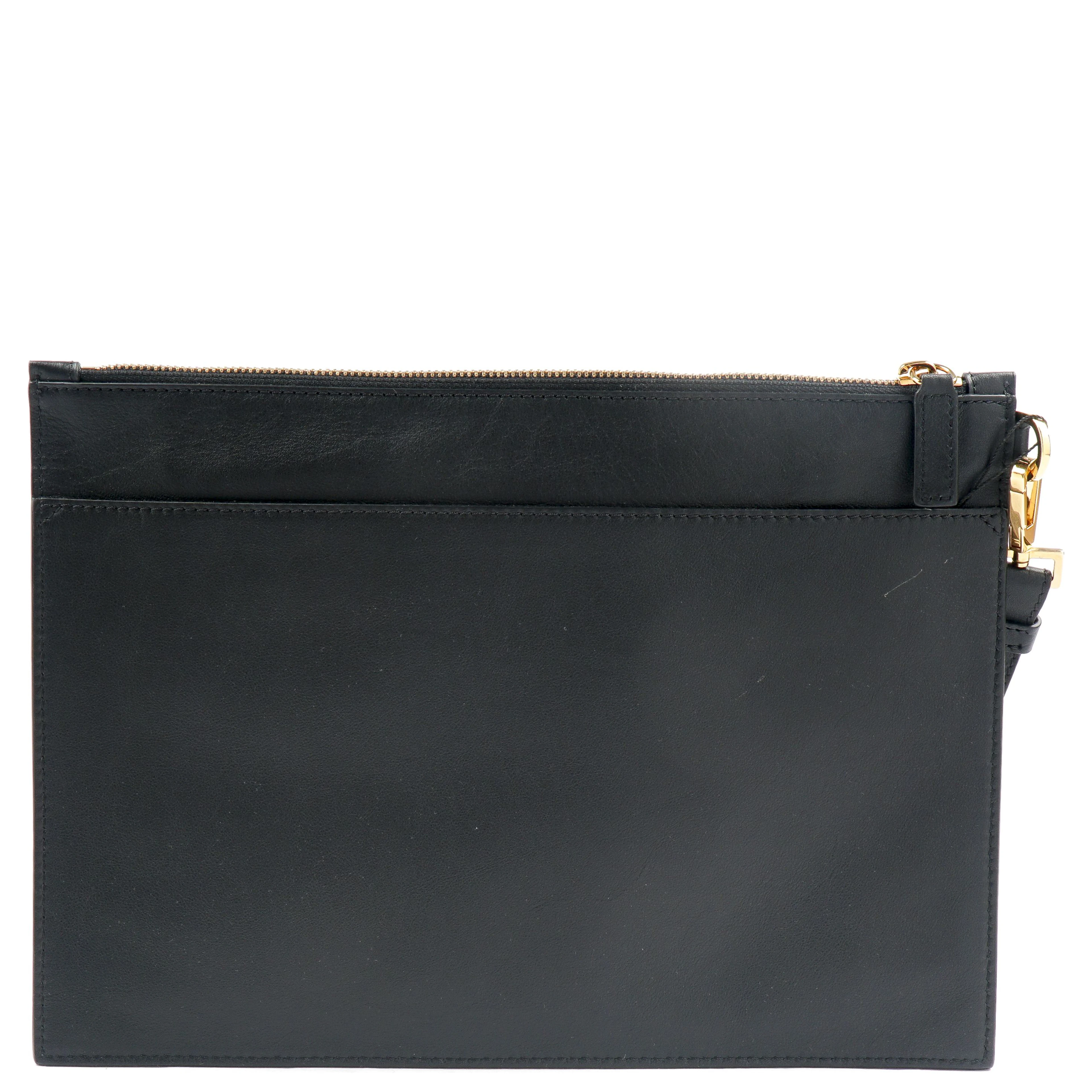 Biggie leather pouch bag