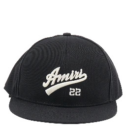 Solid Color Cap With Embossed Logo In Black
