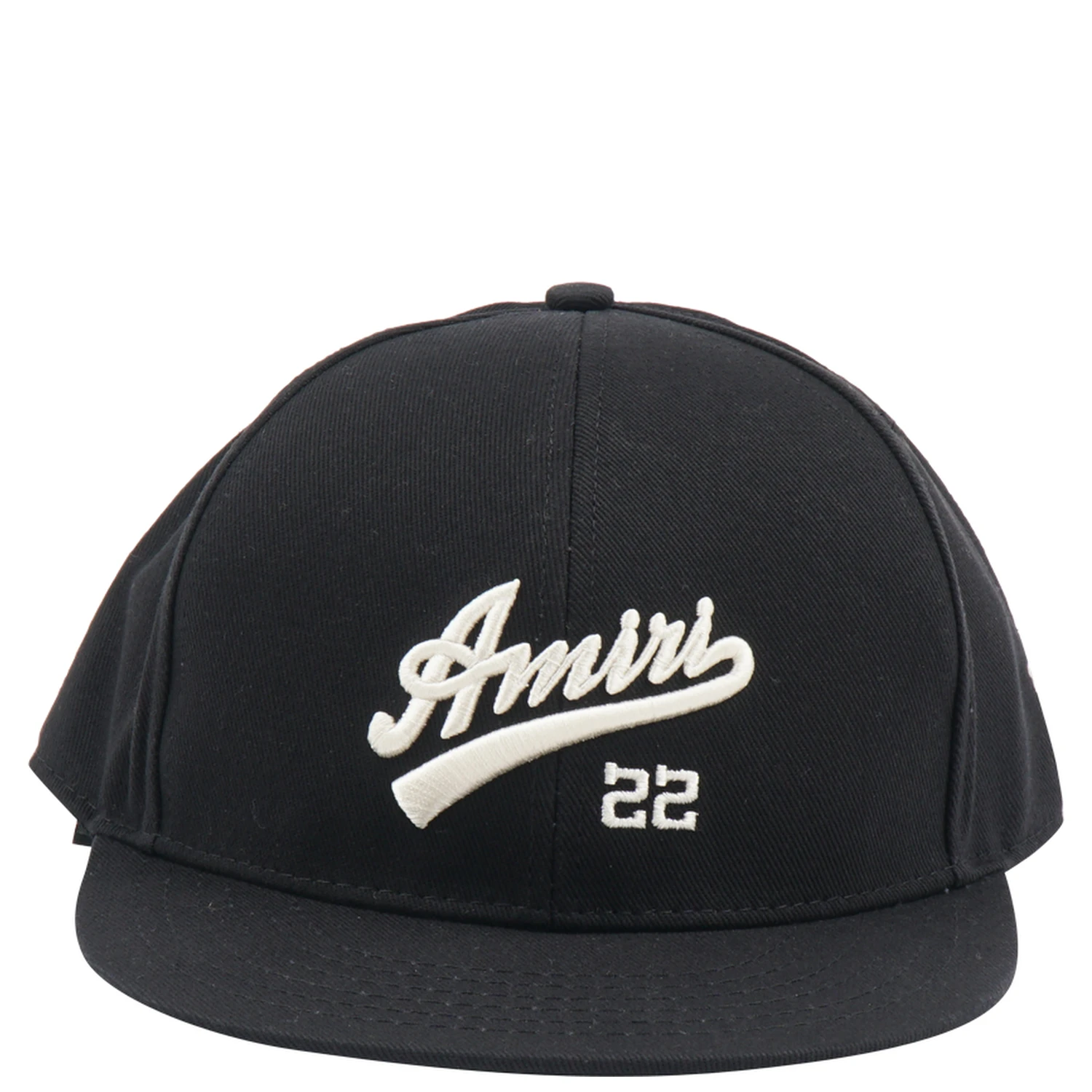 Solid Color Cap With Embossed Logo In Black