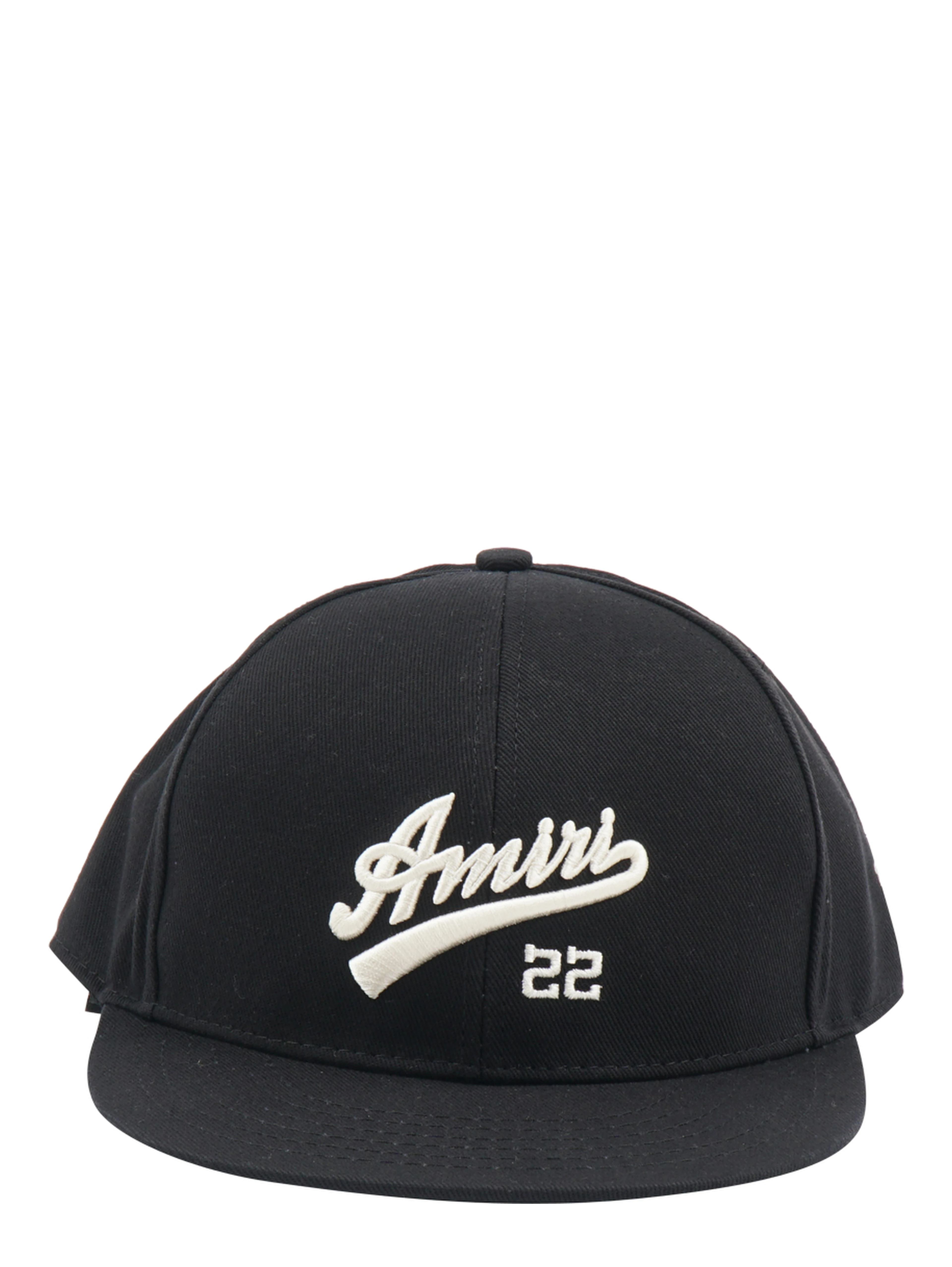Solid Color Cap With Embossed Logo In Black