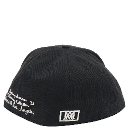 Solid Color Cap With Embossed Logo In Black