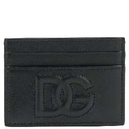 Logo Card Holder in Black
