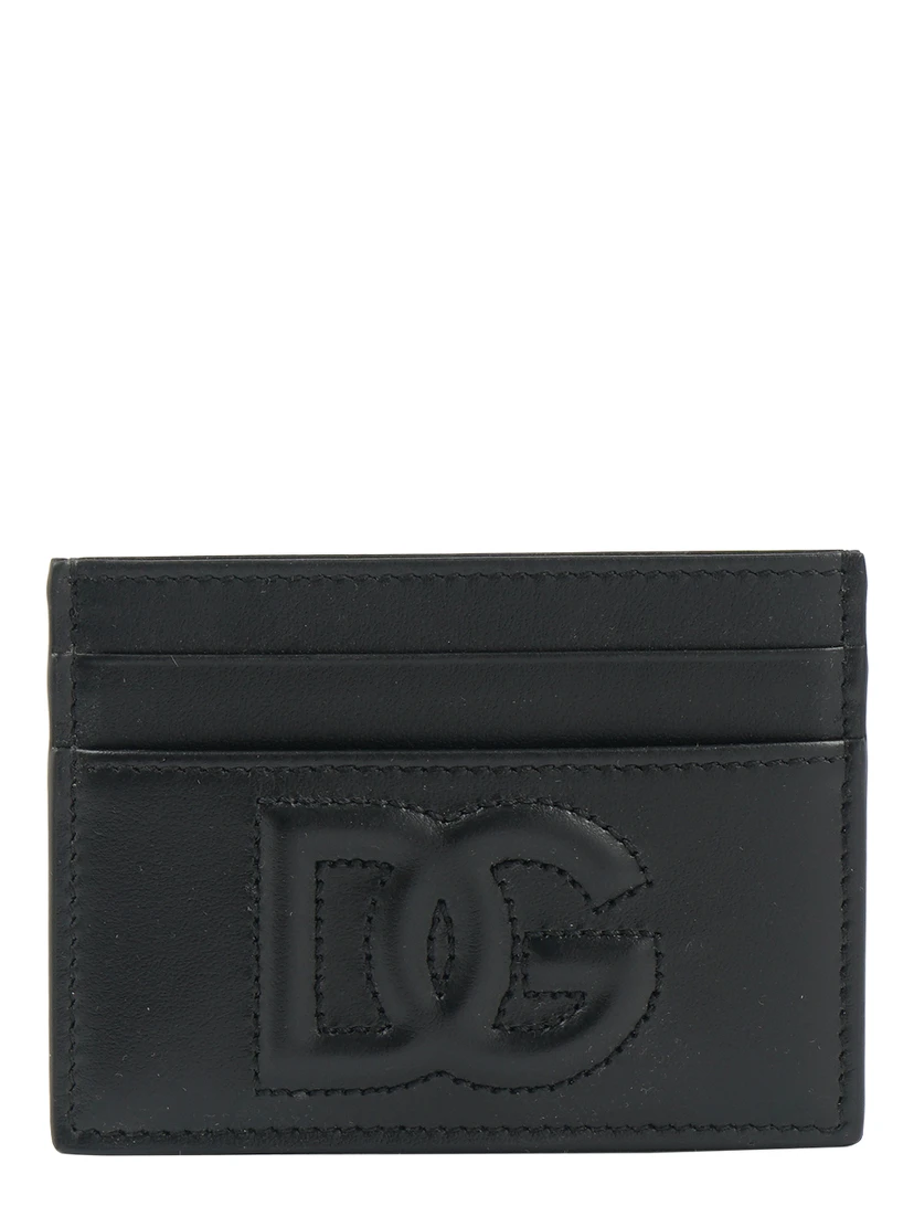 Logo Card Holder in Black