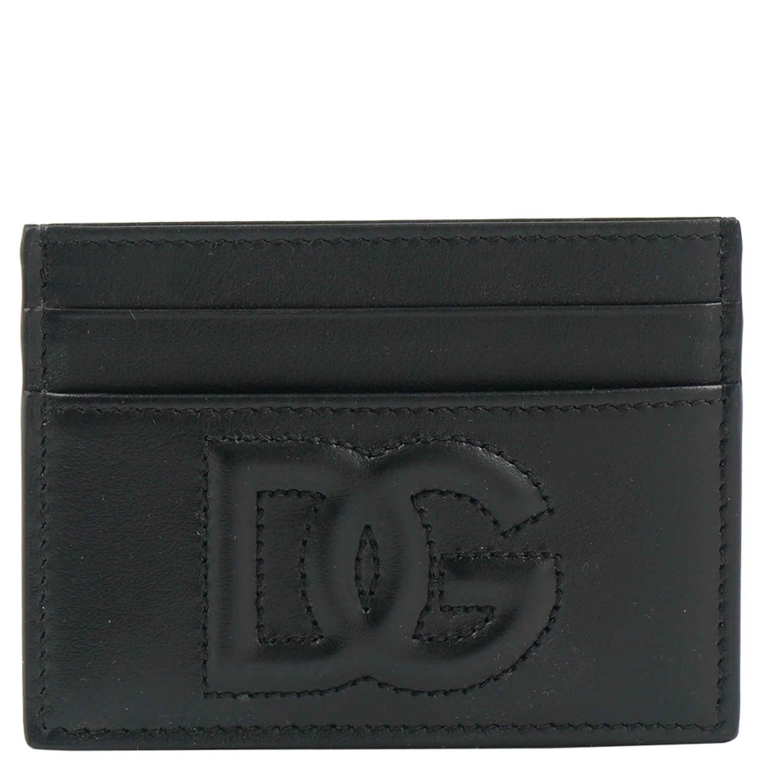 Logo Card Holder in Black