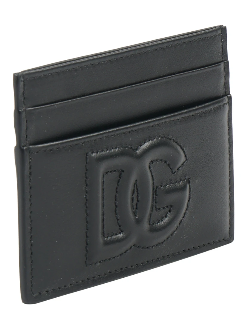 Logo Card Holder in Black