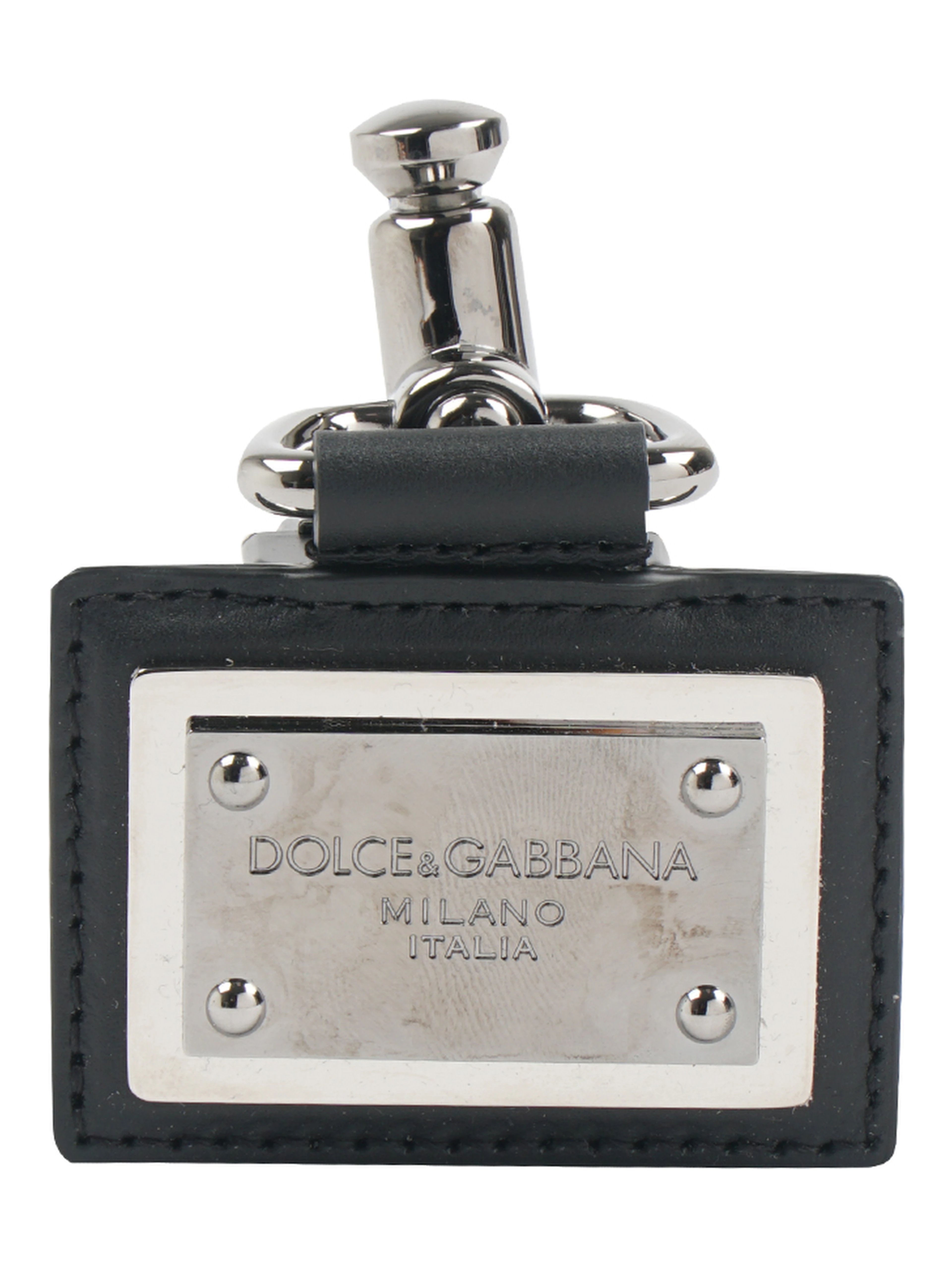 Leather keychain or charm