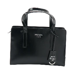 Black Brushed Leather Mini Re-Edition 1995 Mini Bag