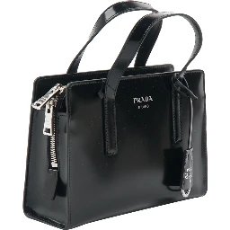Black Brushed Leather Mini Re-Edition 1995 Mini Bag