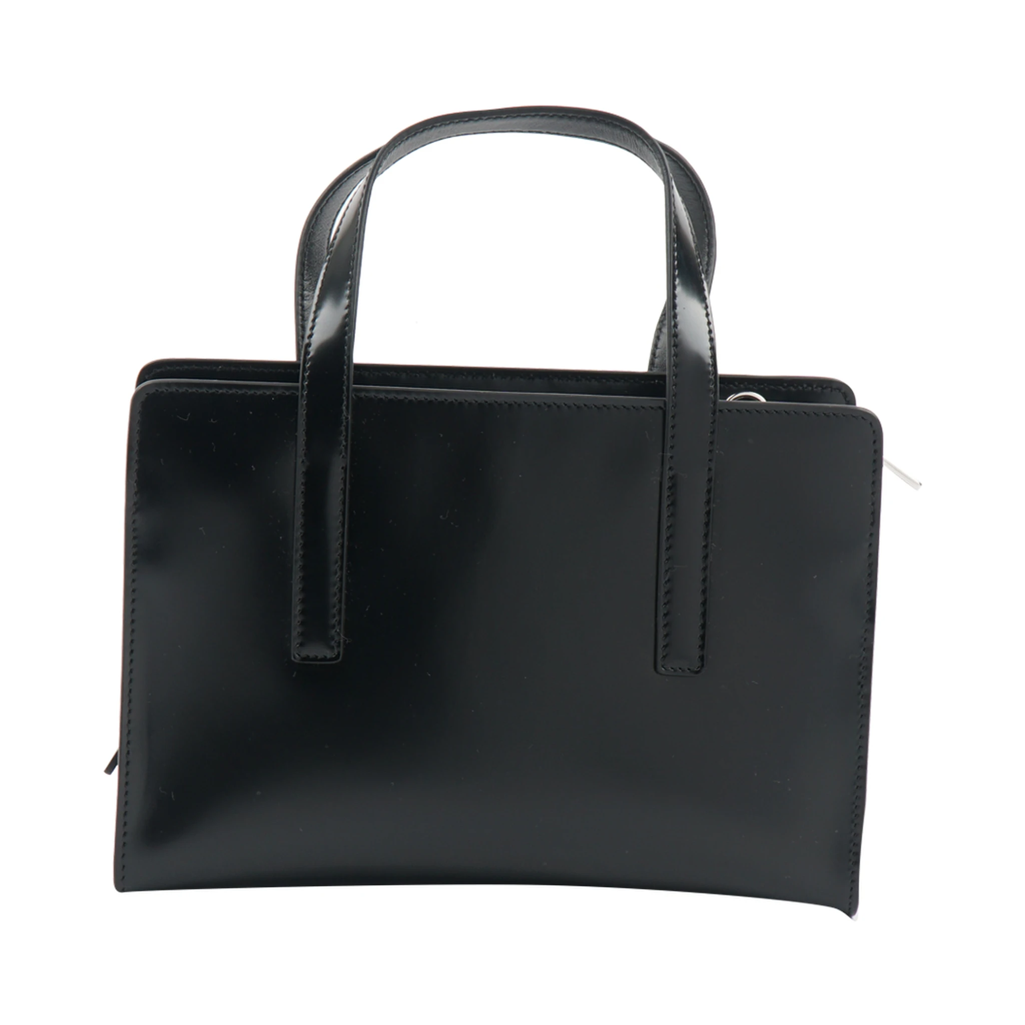 Black Brushed Leather Mini Re-Edition 1995 Mini Bag