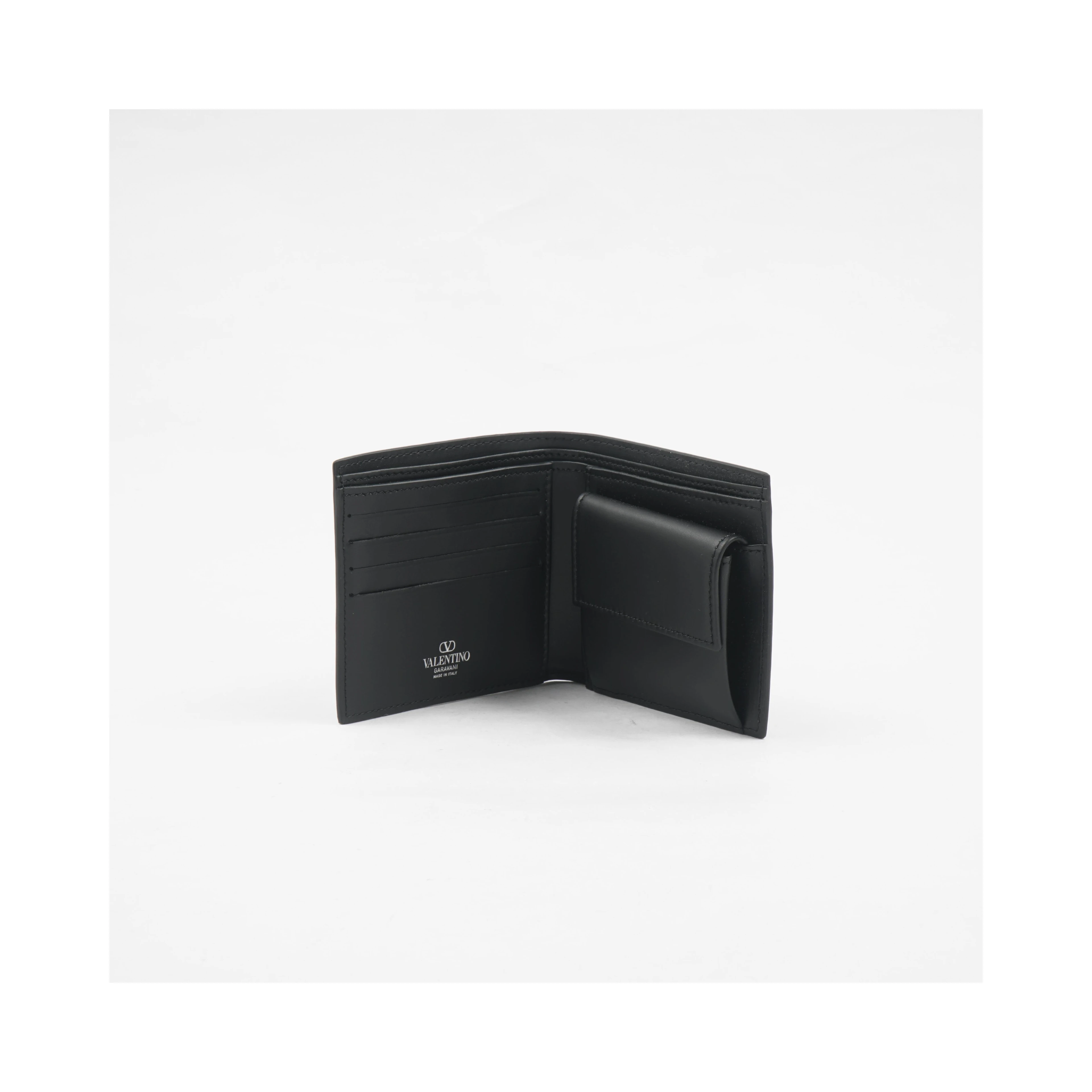 VLTN leather bi-fold wallet