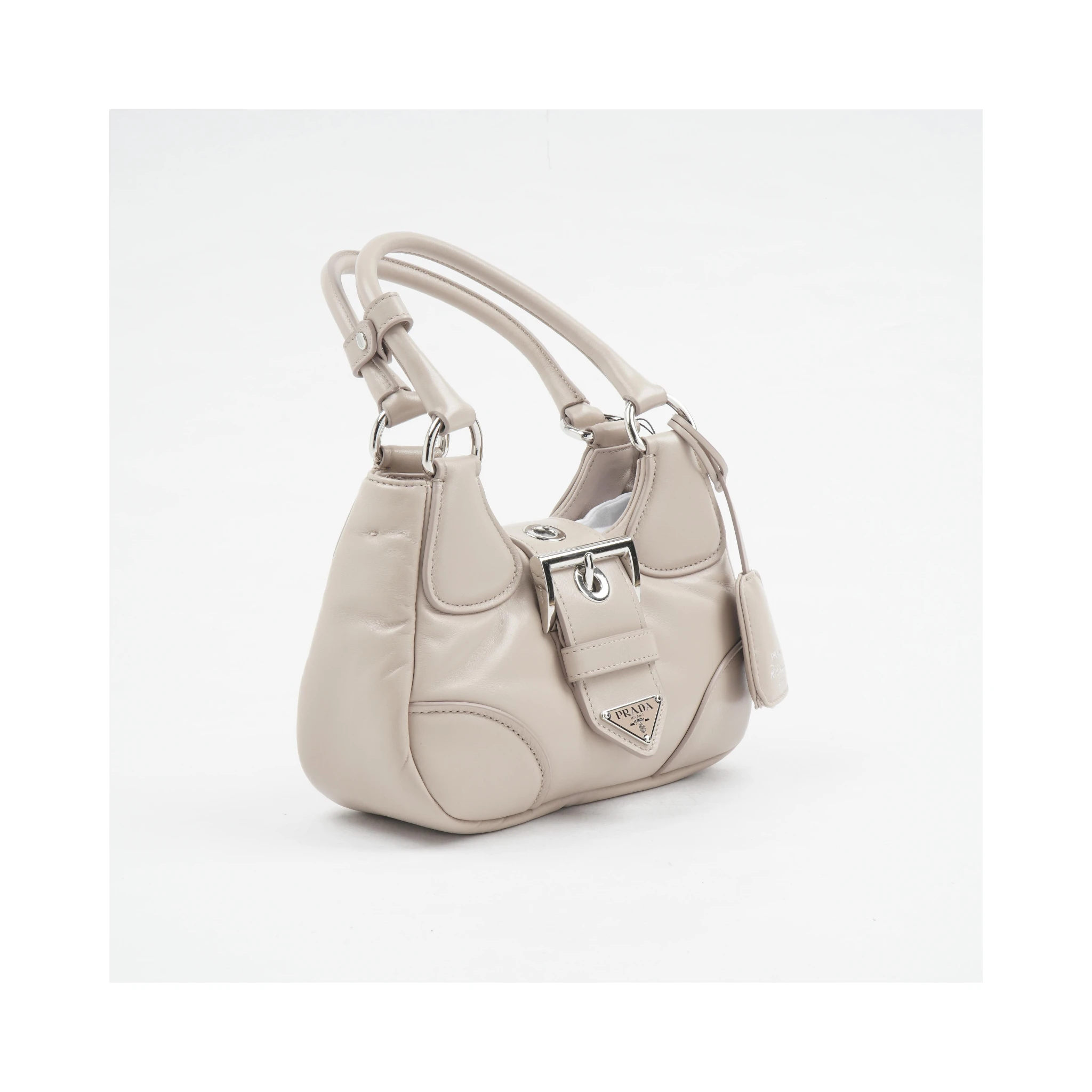 Women’s Prada Moon Padded Triangle Logo Shoulder Bag