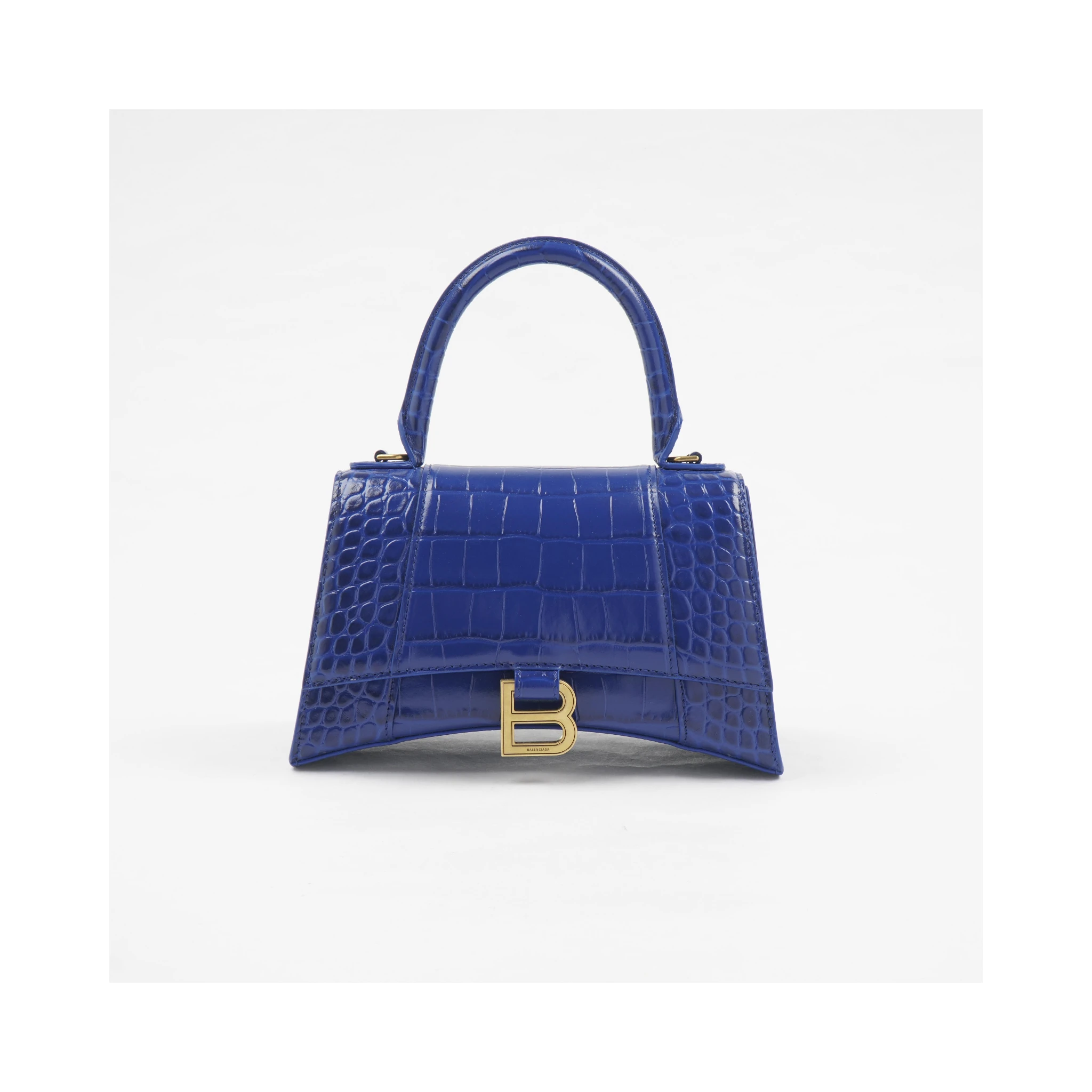 Small Hourglass Top-Handle Bag