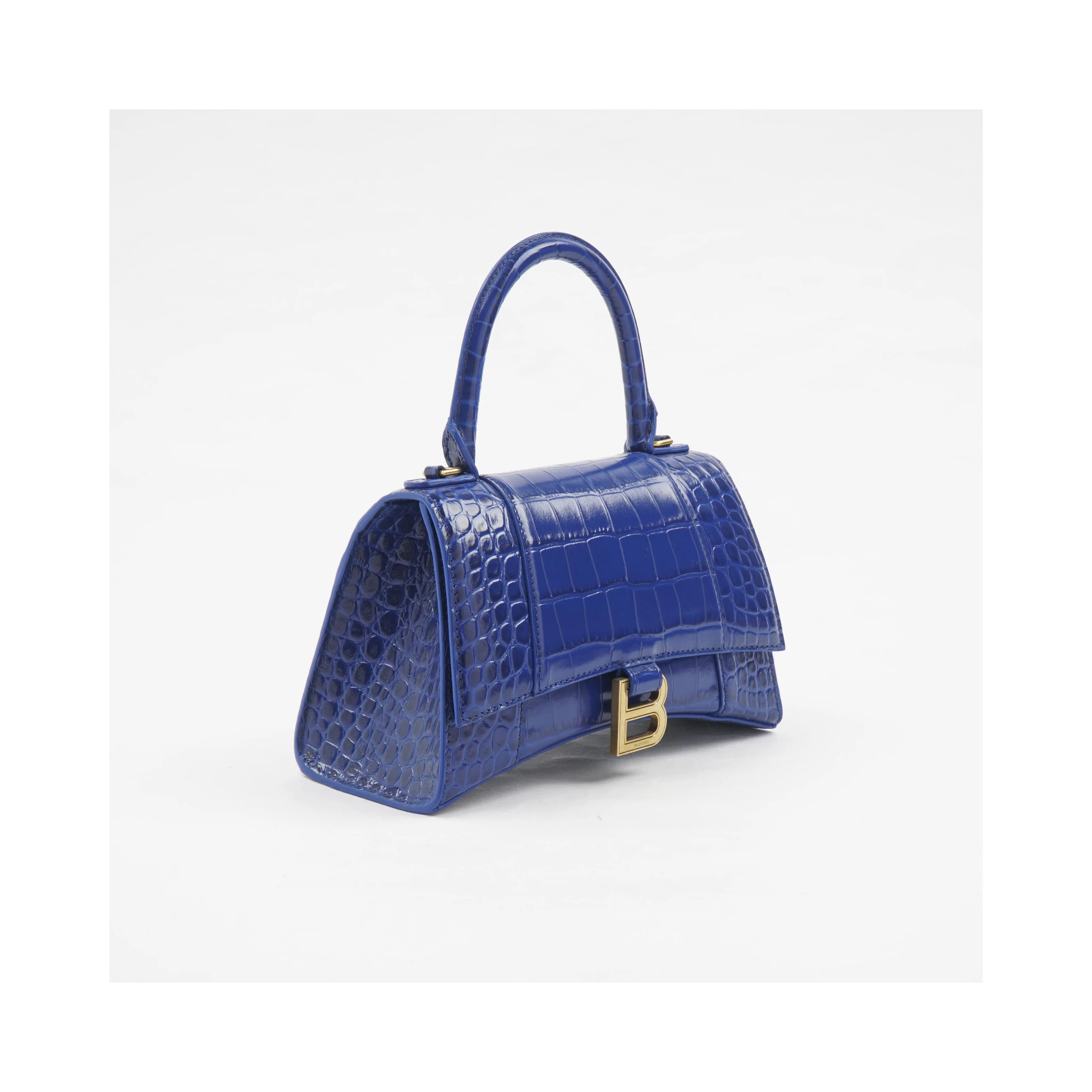 Small Hourglass Top-Handle Bag