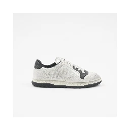 MAC80 White Black GG Flat Low Top Trainer Sneaker