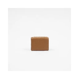 Fendi Micro Tri-Fold Wallet Leather Brown