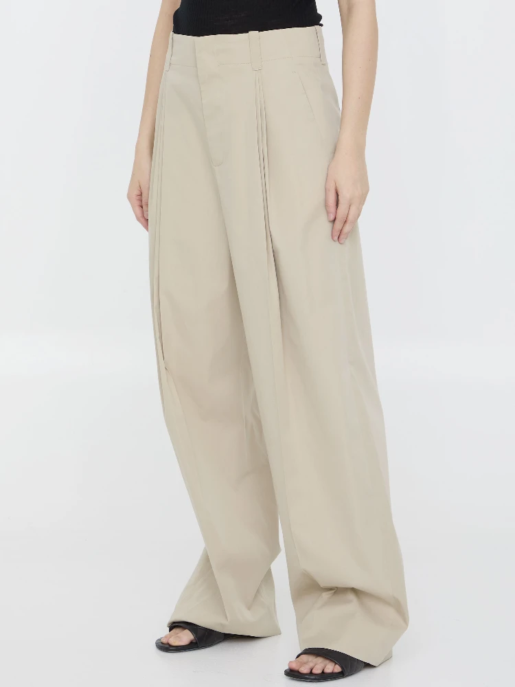 Pleated pants alternative