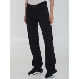 Low waist straight jeans