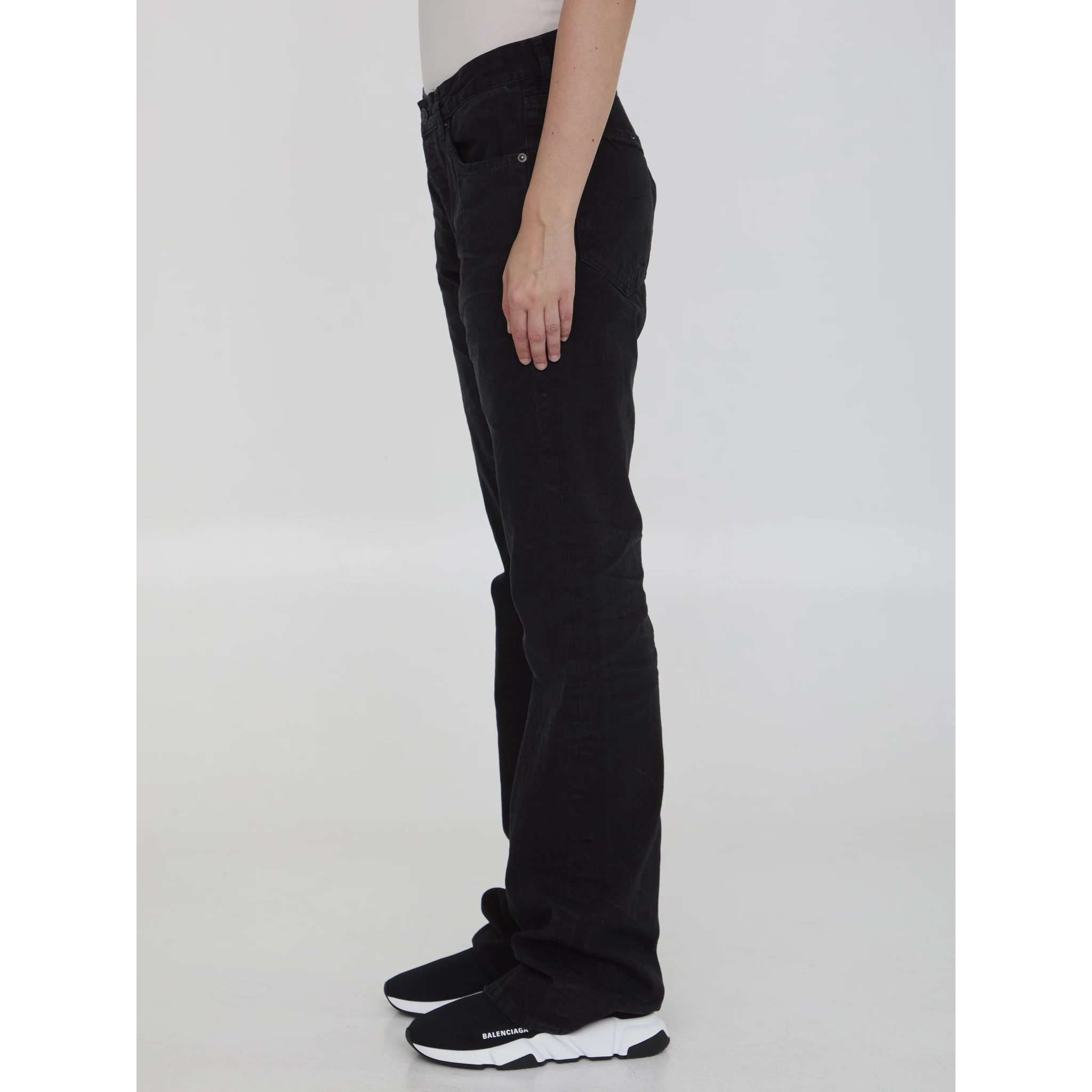 Low waist straight jeans