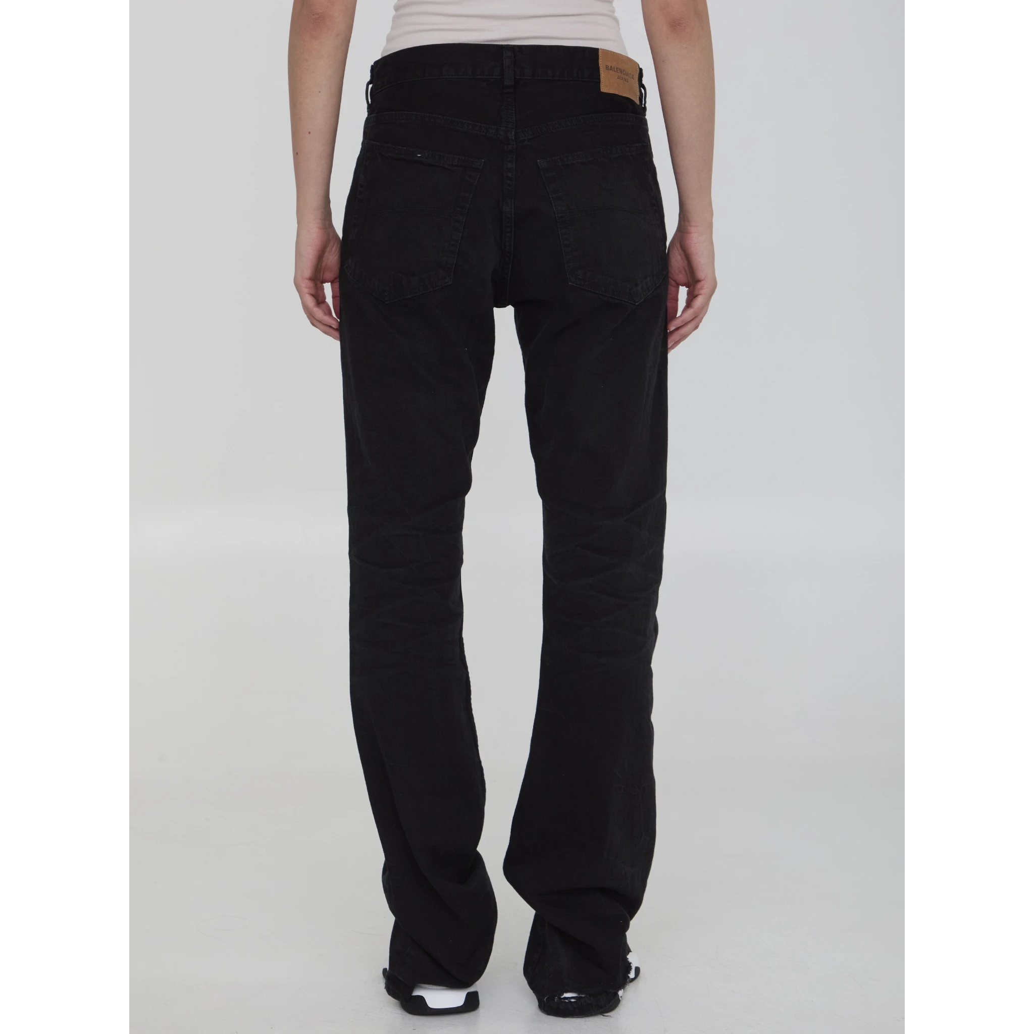 Low waist straight jeans