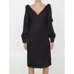 Viscose midi dress