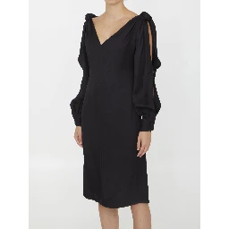 Viscose midi dress