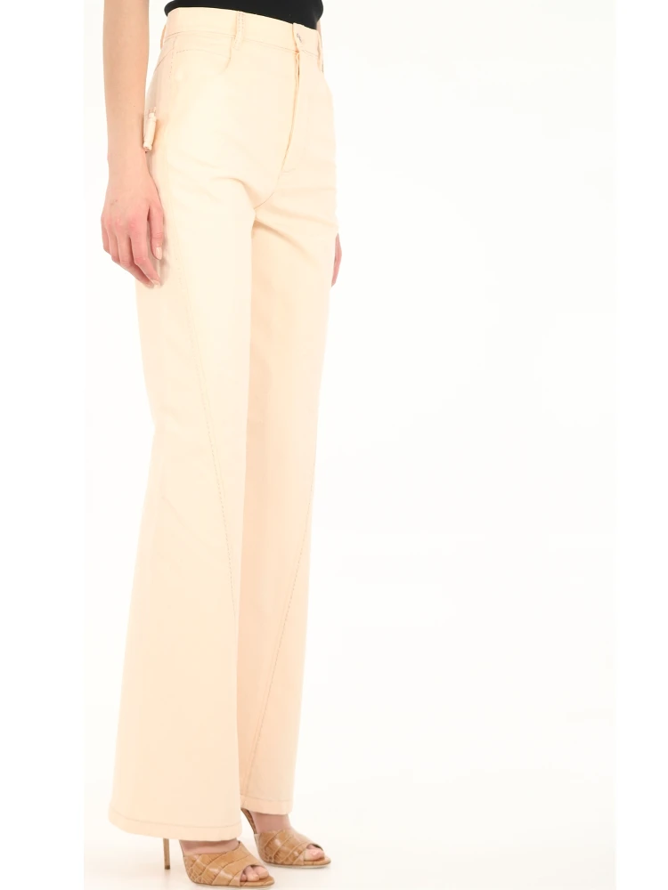 Pink denim jeans alternative