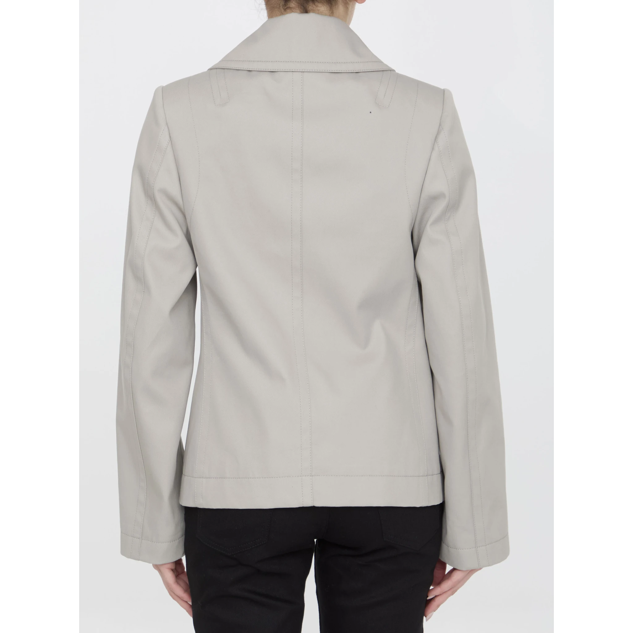 Double-breasted peacoat