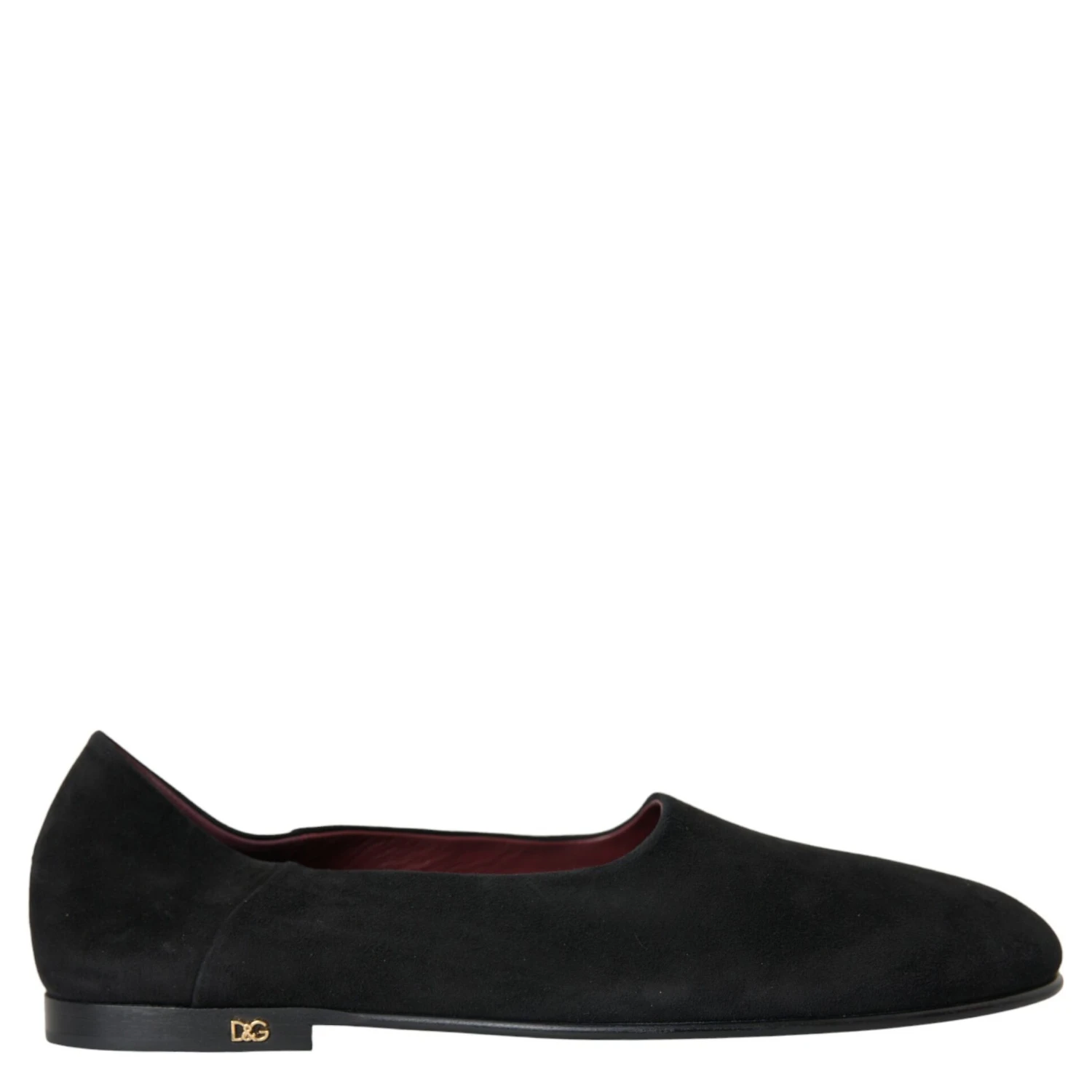 Black Suede Loafers Formal Dress Slip On Shoes
