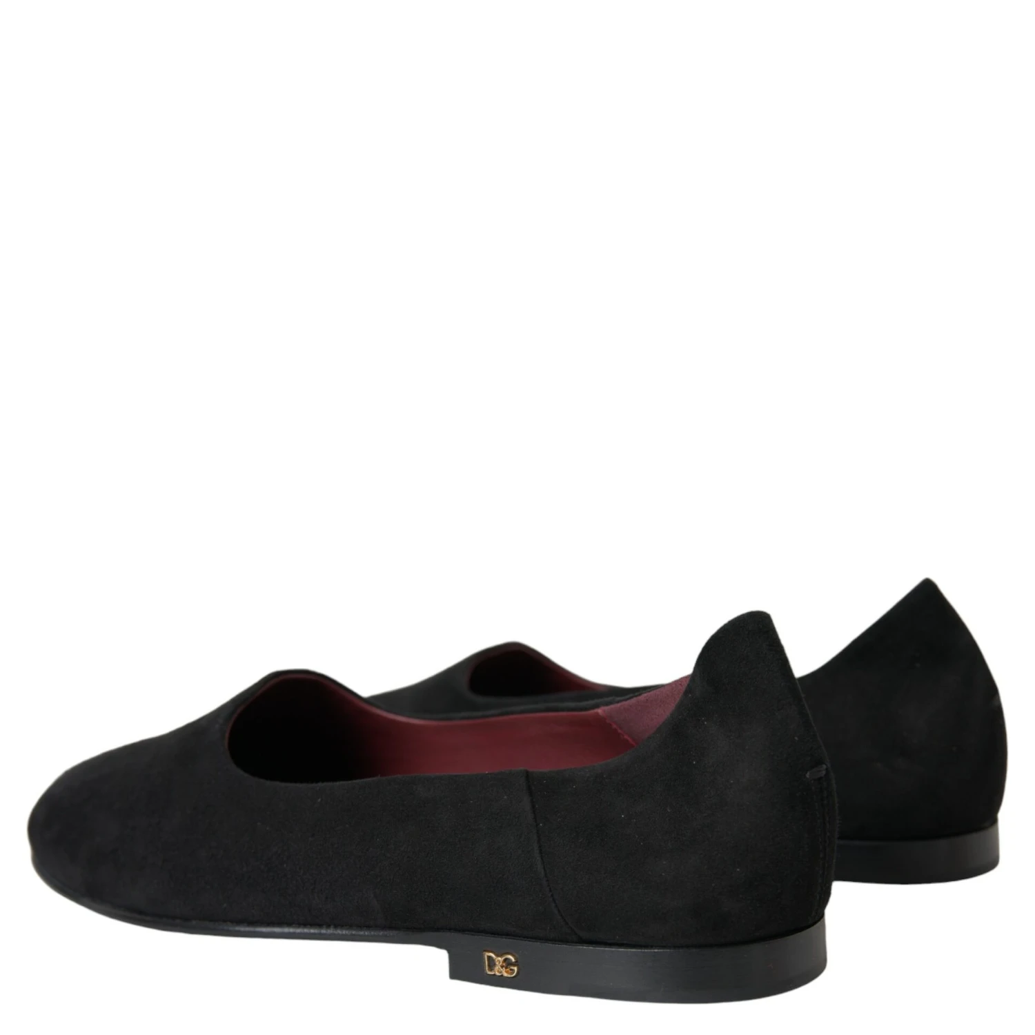 Black Suede Loafers Formal Dress Slip On Shoes