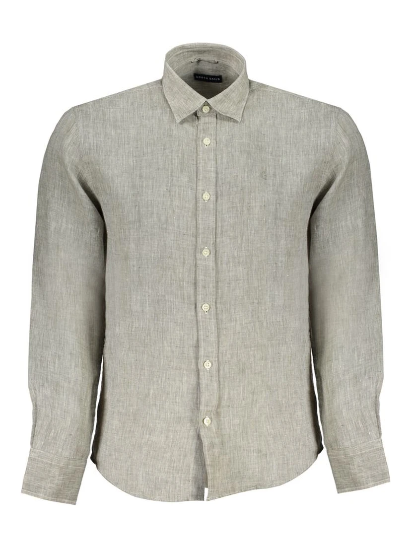 Gray Linen Shirt