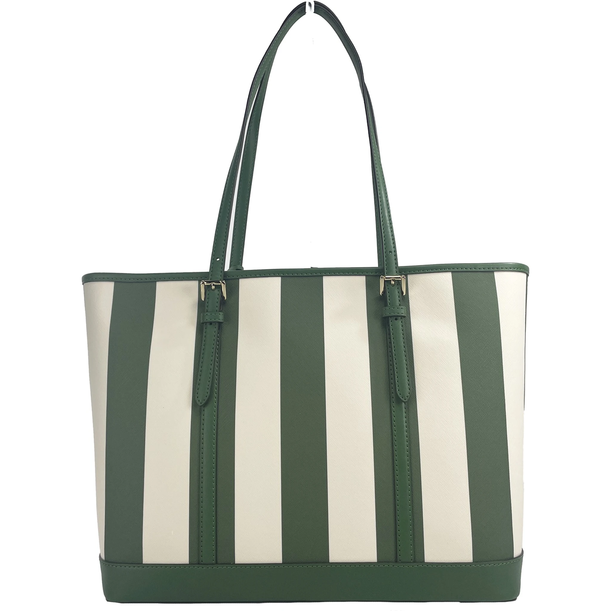 Jet Set Travel Large TZ Shoulder PVC Tote Bag Purse Fern Green