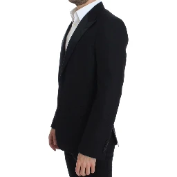Black wool silk SICILIA blazer