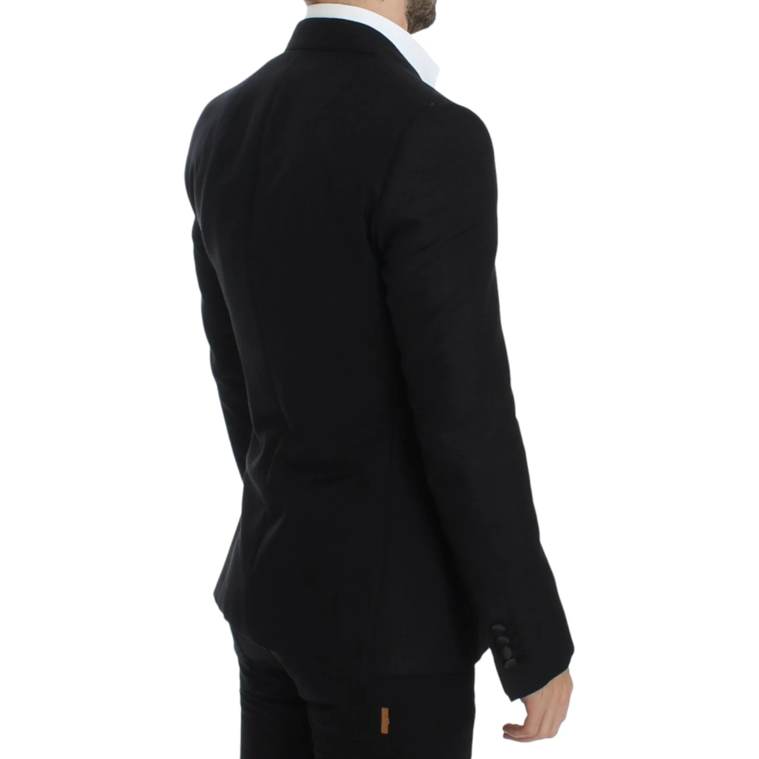 Black wool silk SICILIA blazer
