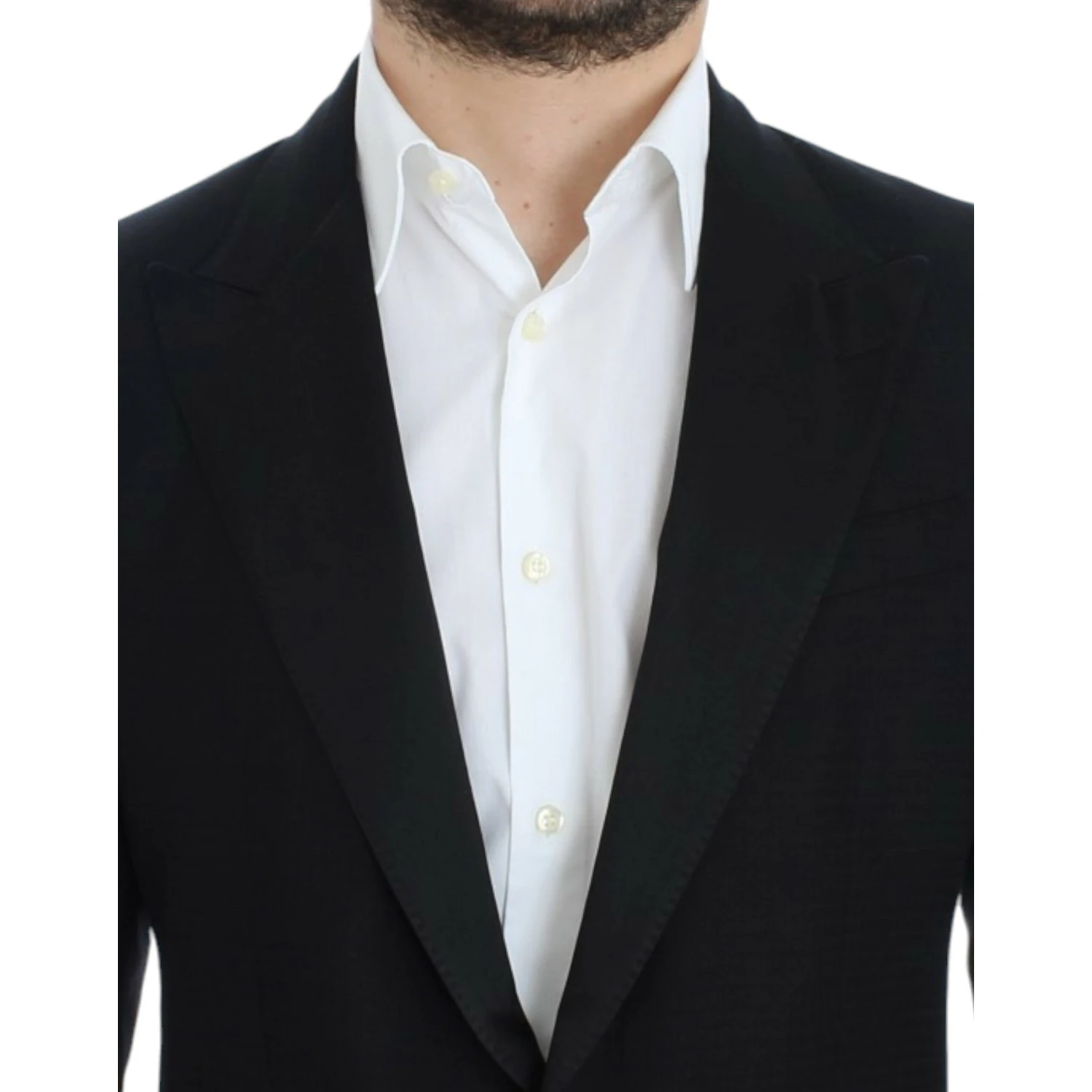 Black wool silk SICILIA blazer