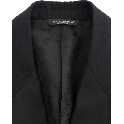 Black wool silk SICILIA blazer