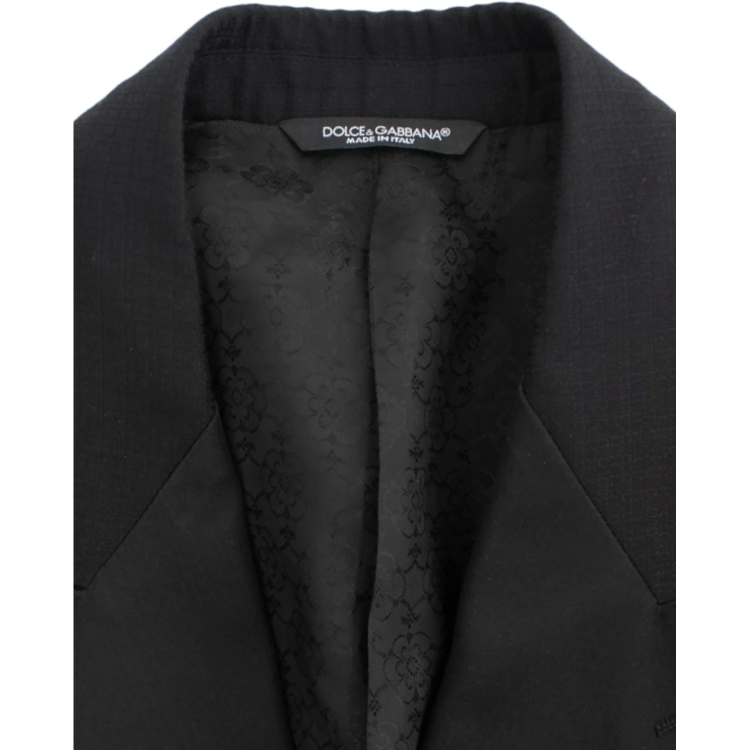 Black wool silk SICILIA blazer