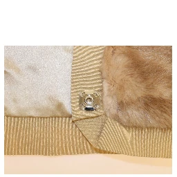 Beige MINK Fur Scarf Foulard Neck Wrap
