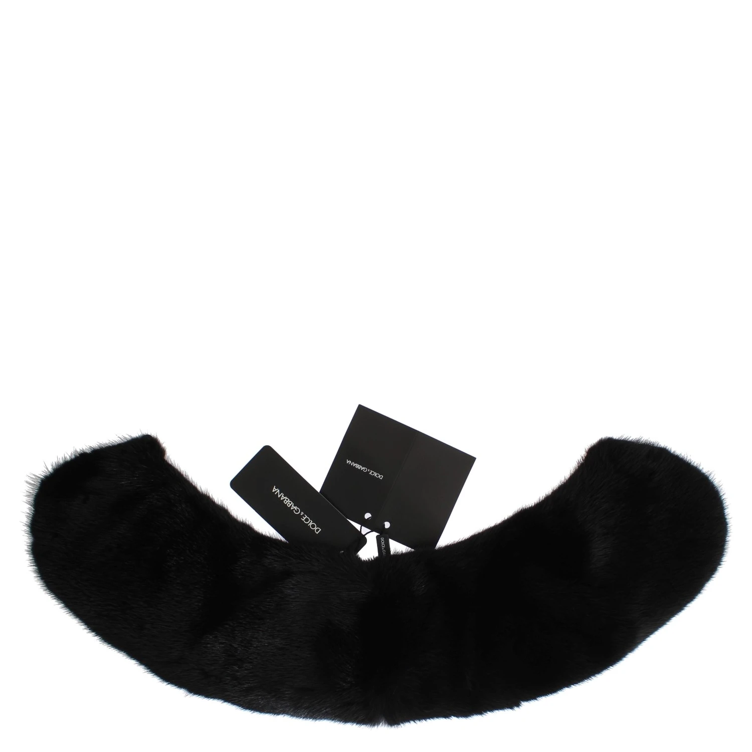 Black Mink Fur Shoulder Collar Scarf