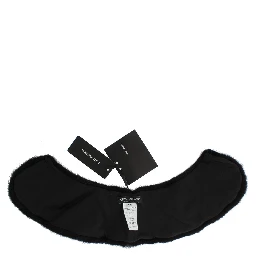 Black Mink Fur Shoulder Collar Scarf