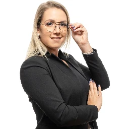 Black Metal Glasses (Frames)