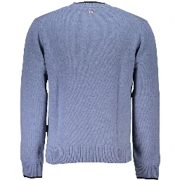 Blue Fabric Sweater