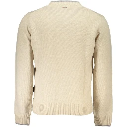 Beige Fabric Sweater