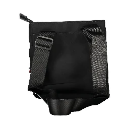 Black Polyester Shoulder Bag