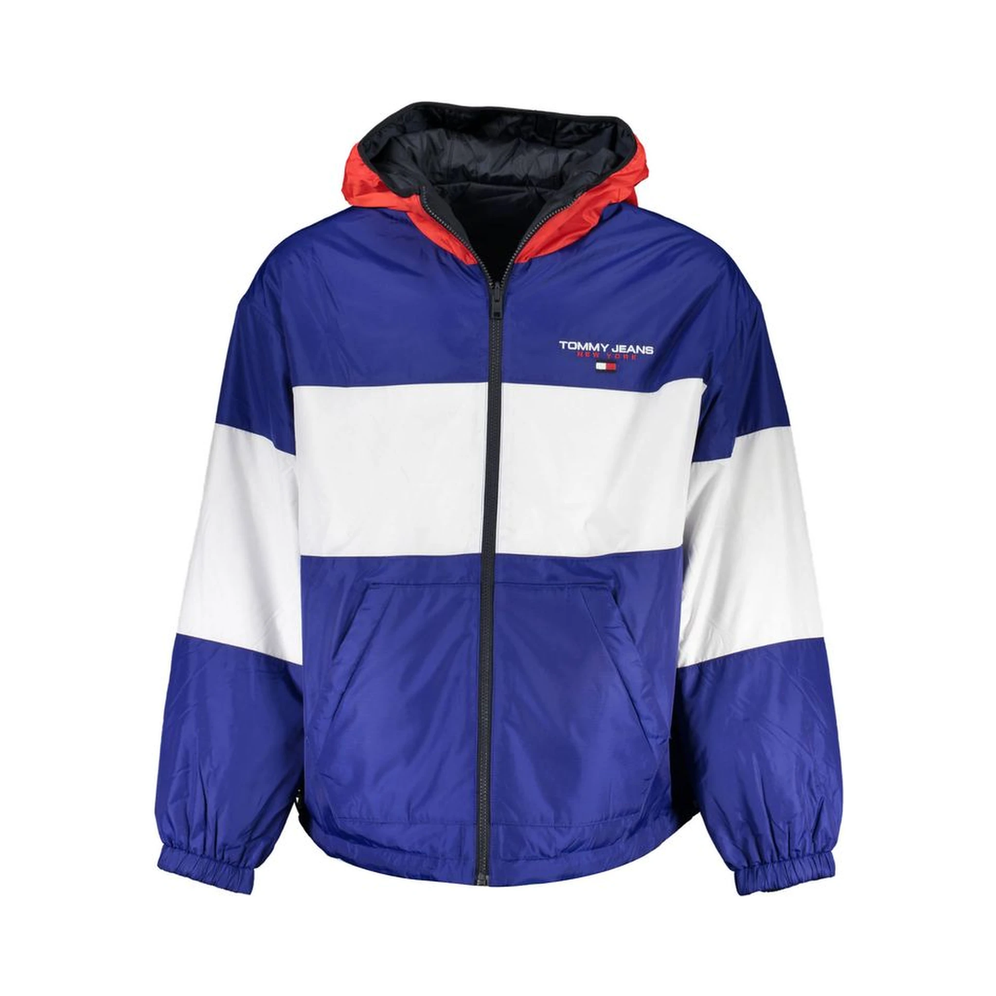 Blue Polyester Jackets & Coat