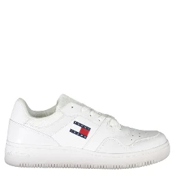 White Polyester Sneaker