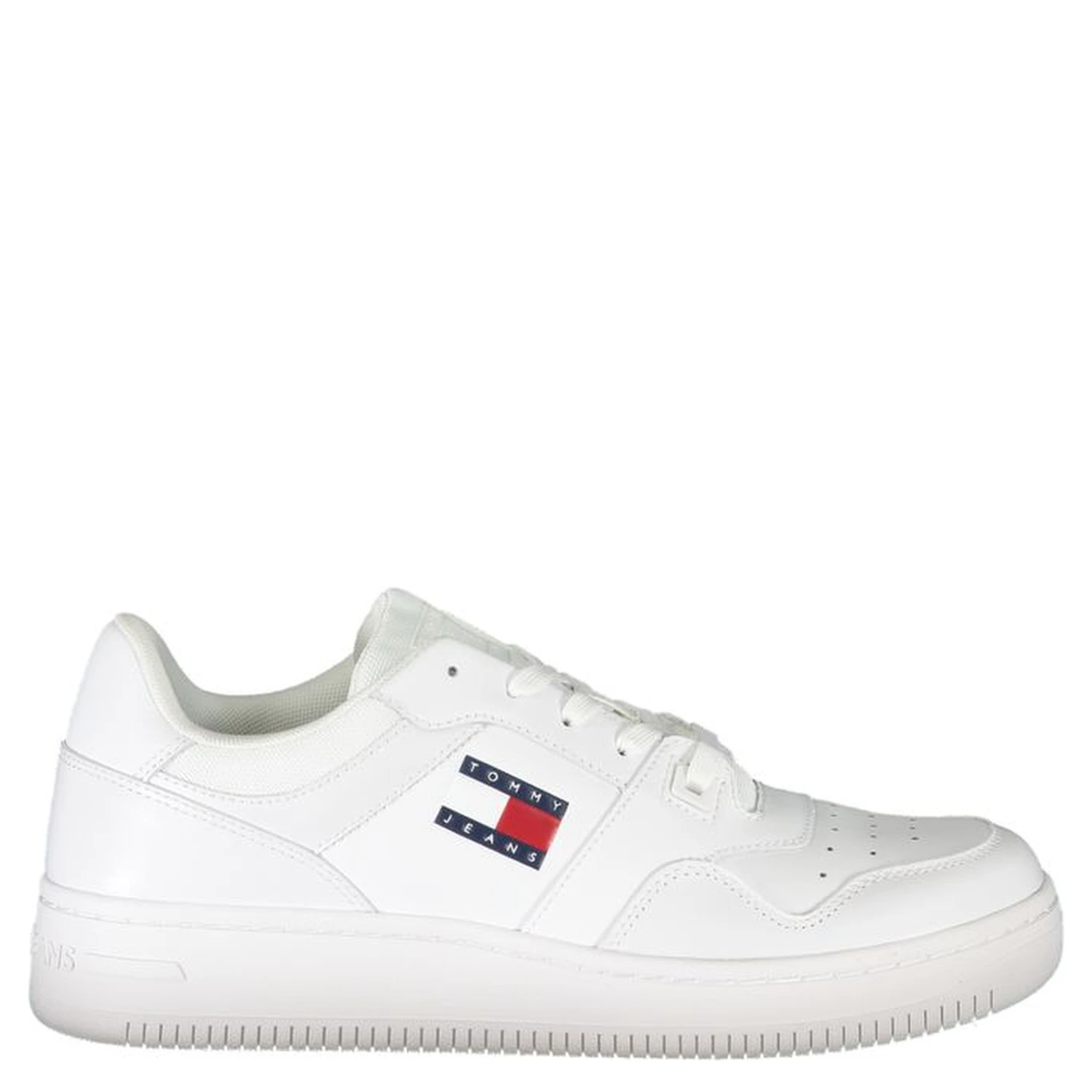 White Polyester Sneaker