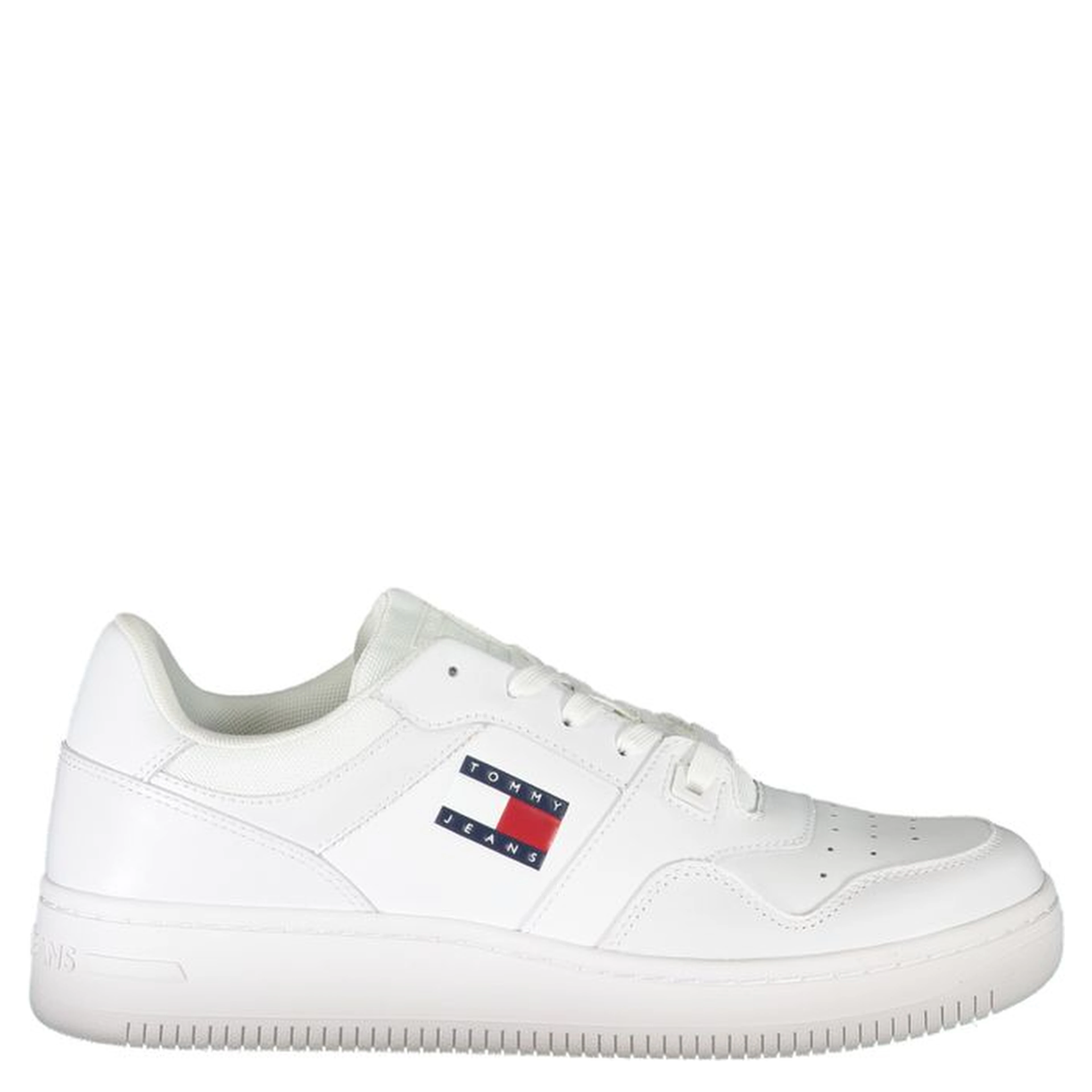 White Polyester Sneaker