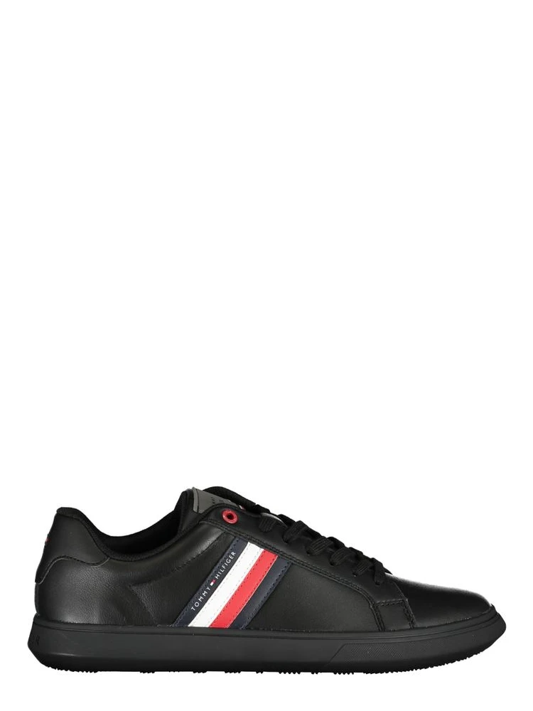Black Polyester Sneaker